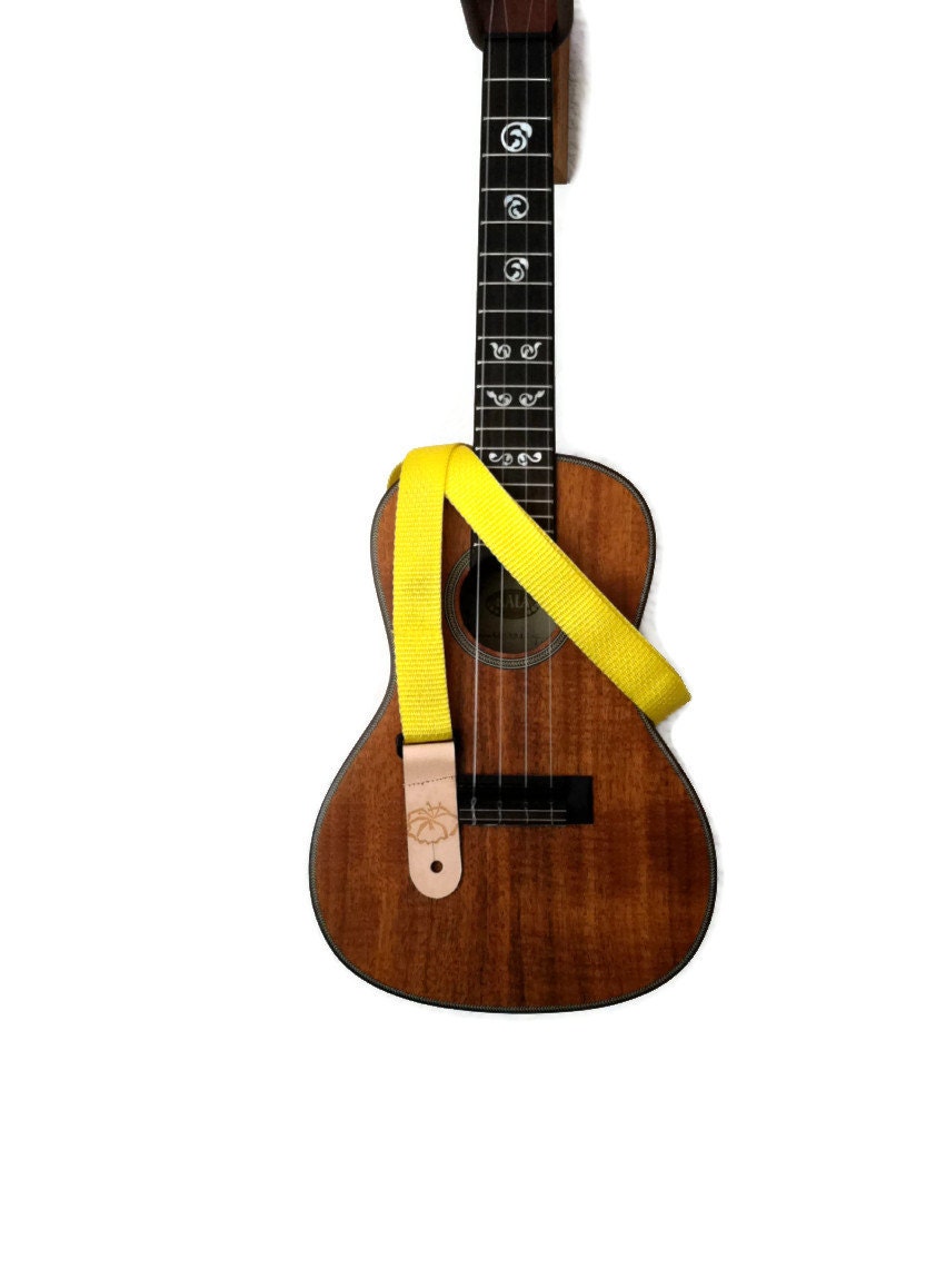 Items similar to Yellow Ukulele Strap 1" wide on Etsy