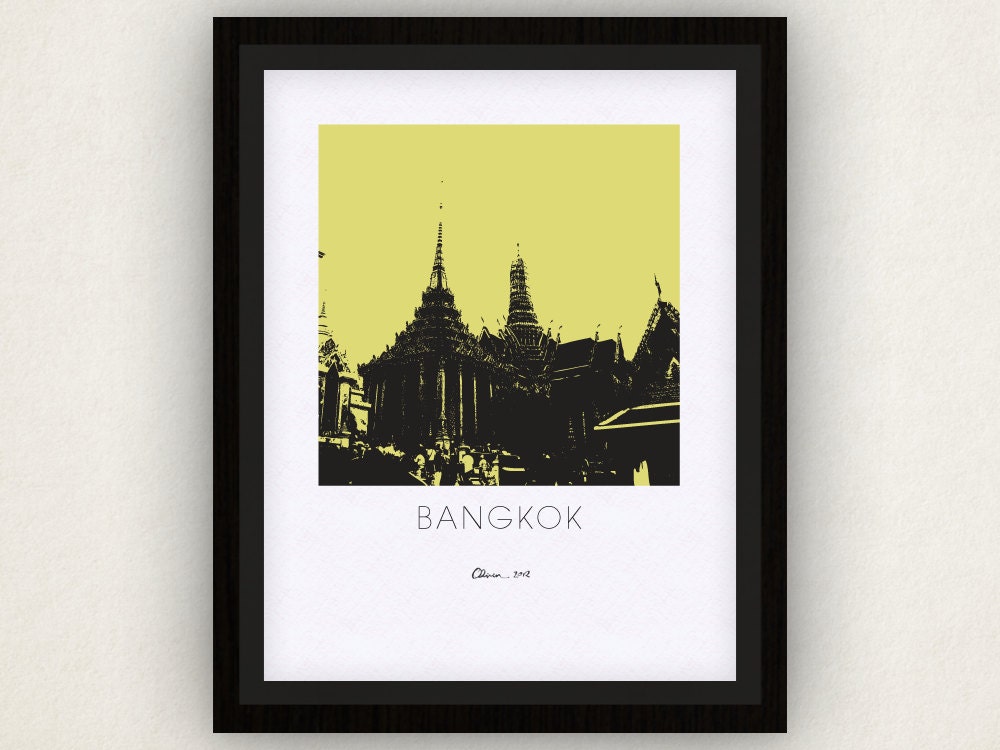 Bangkok Art Poster