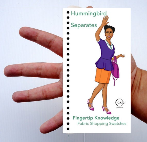 Fingertip Knowledge Fabric Shopping Kit - Hummingbird - Cake Patterns