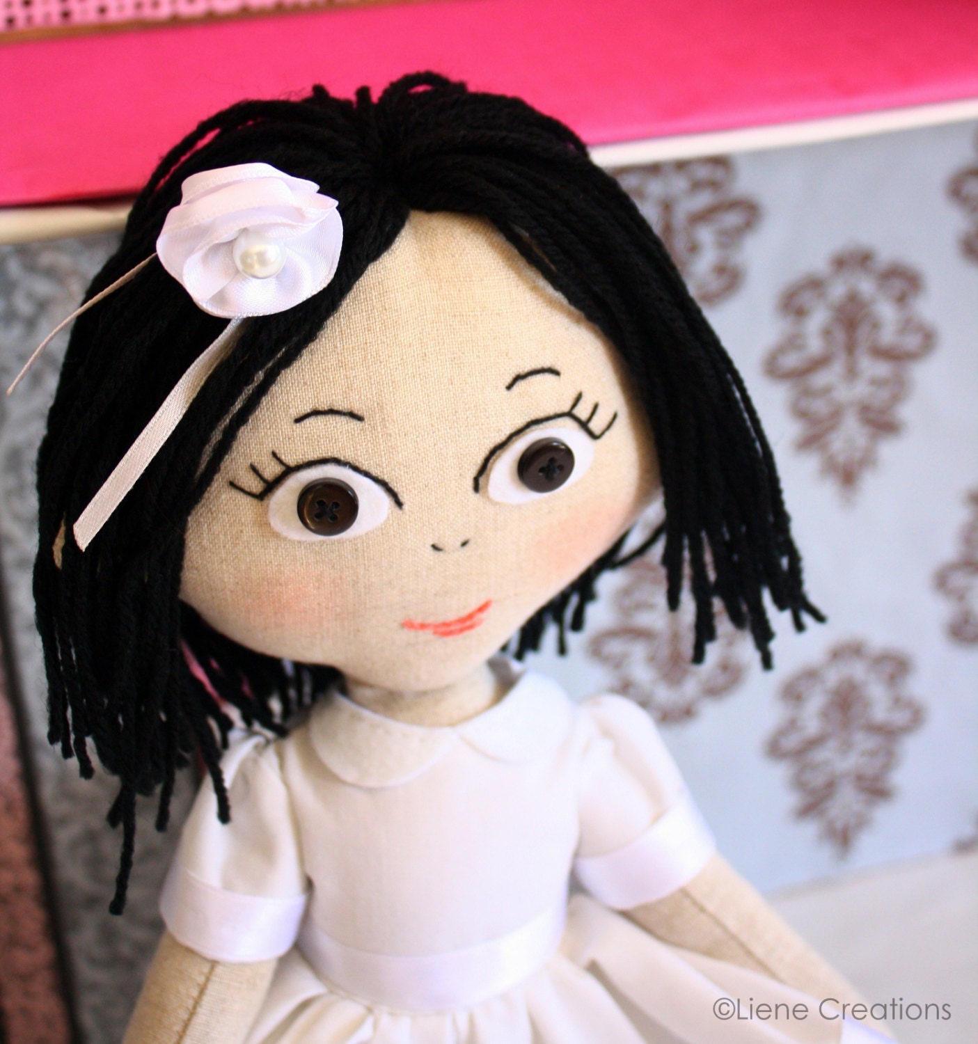 Handmade personalized cloth doll of a girl/boy: made to order from photo, eco-friendly, original gift