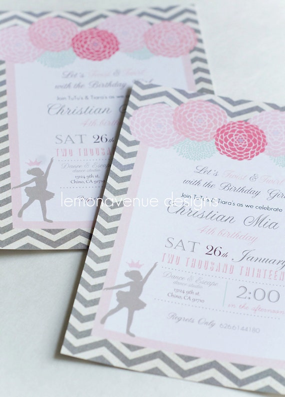 Ballerina Invitation Il_570xn