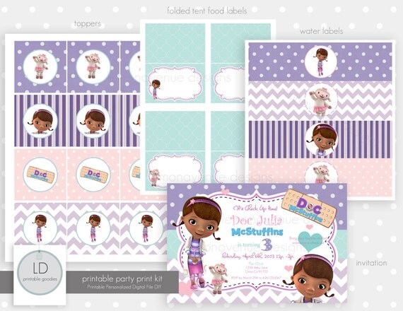 Doc McStuffins Party Print Kit Il_570xn