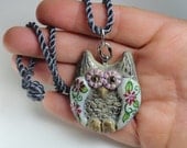 Owl Always Love You Jewelry Pottery Owl Pendant Necklace Jewelry