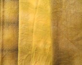 Hand dyed, felted wool for rug hooking and other fiber arts projects  "lone star gold"