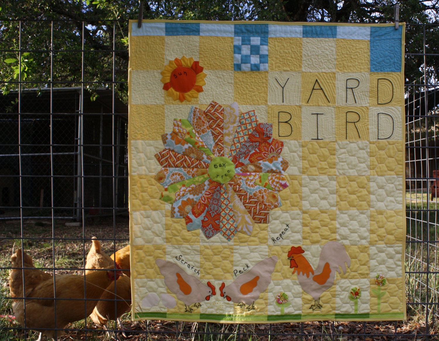 Yard Bird Wall Hanging/ Table Topper