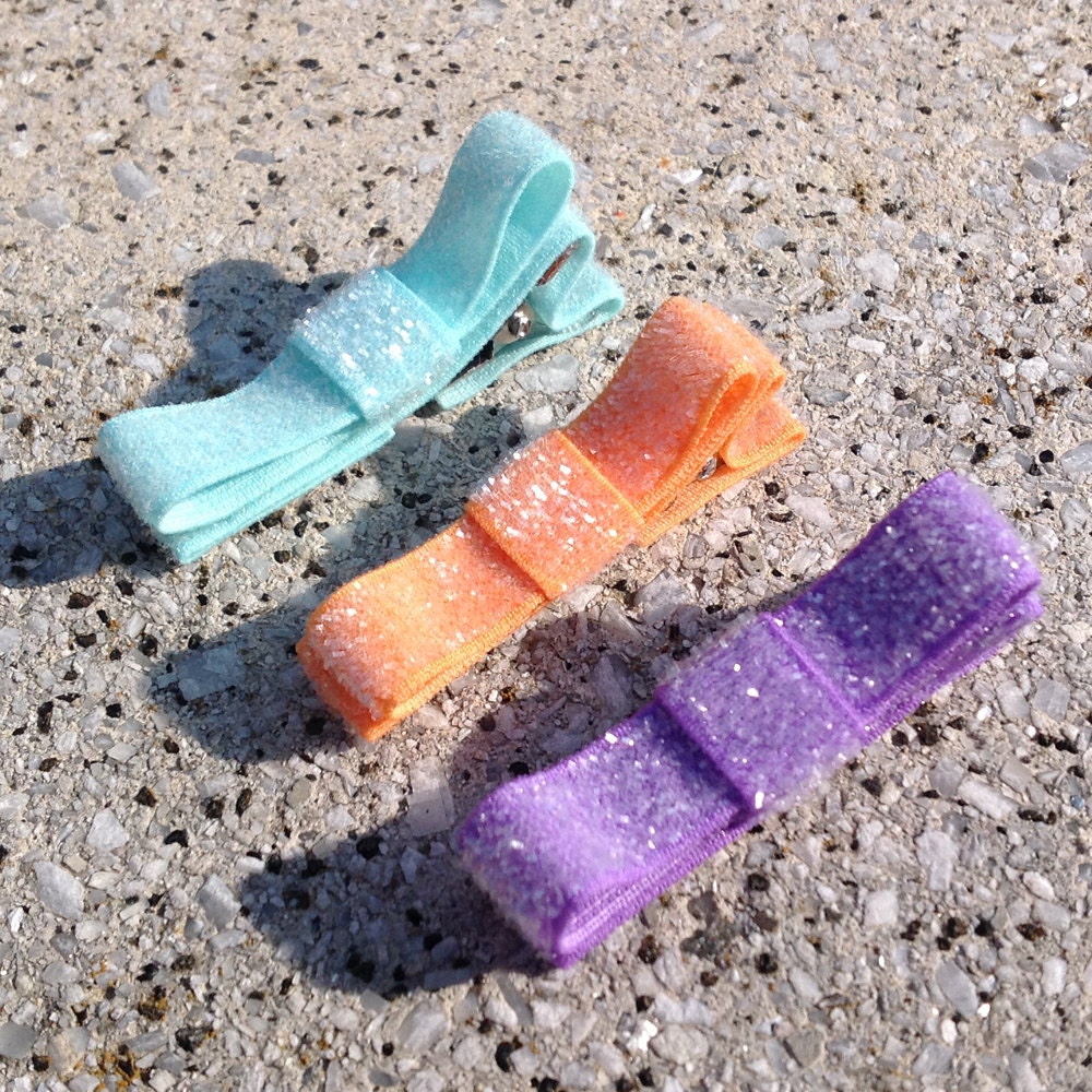 Hair Accessories - Baby Girl Hair Clips - Hair Bow Clips - Toddler Hair Clips - The Spring Collection Hair Clips