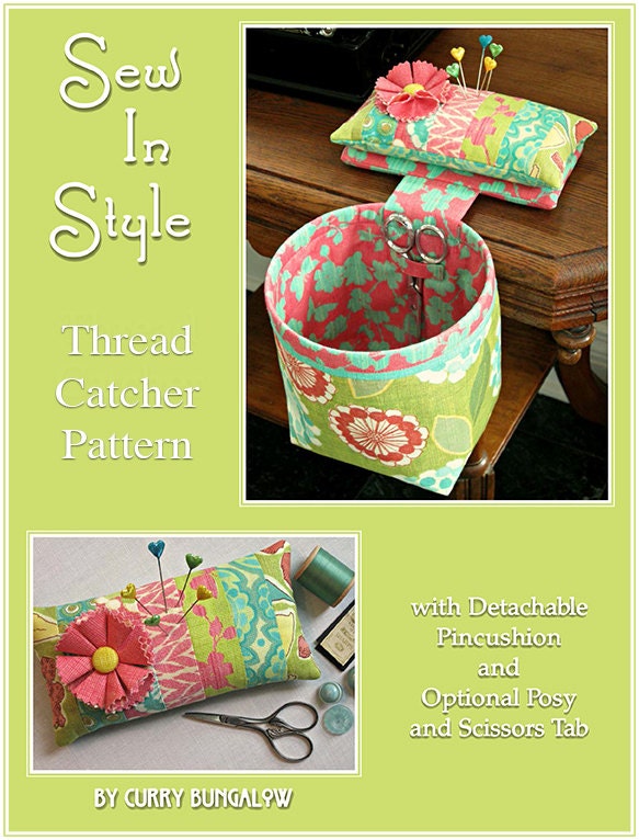 Sew In Style Thread Catcher PATTERN for Instant Download