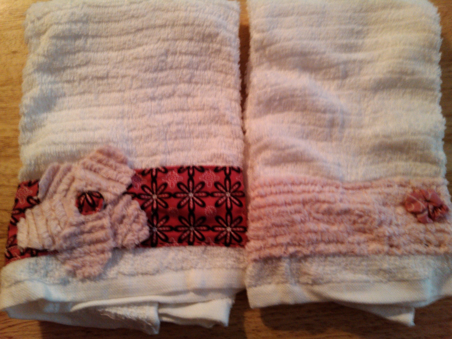 Hand Towels - Set of Two - Spring Flowers