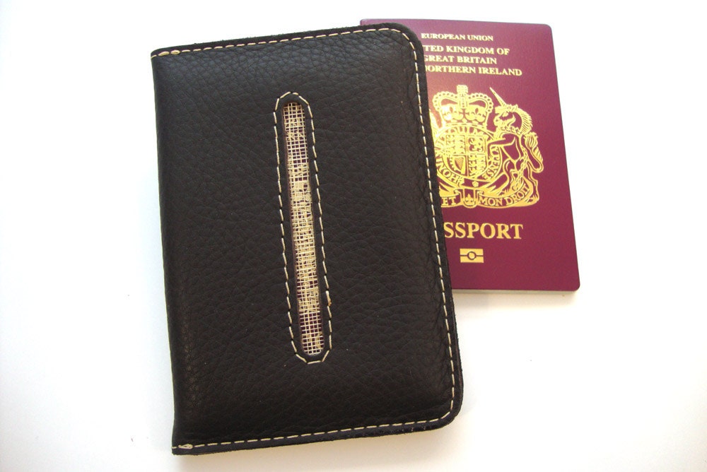 Leather travel wallet, leather passport cover (UK, US, Aus, etc) leather passport holder, passport case, passport wallet, holiday gift