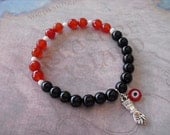 Red carnelian (azabache) bracelet