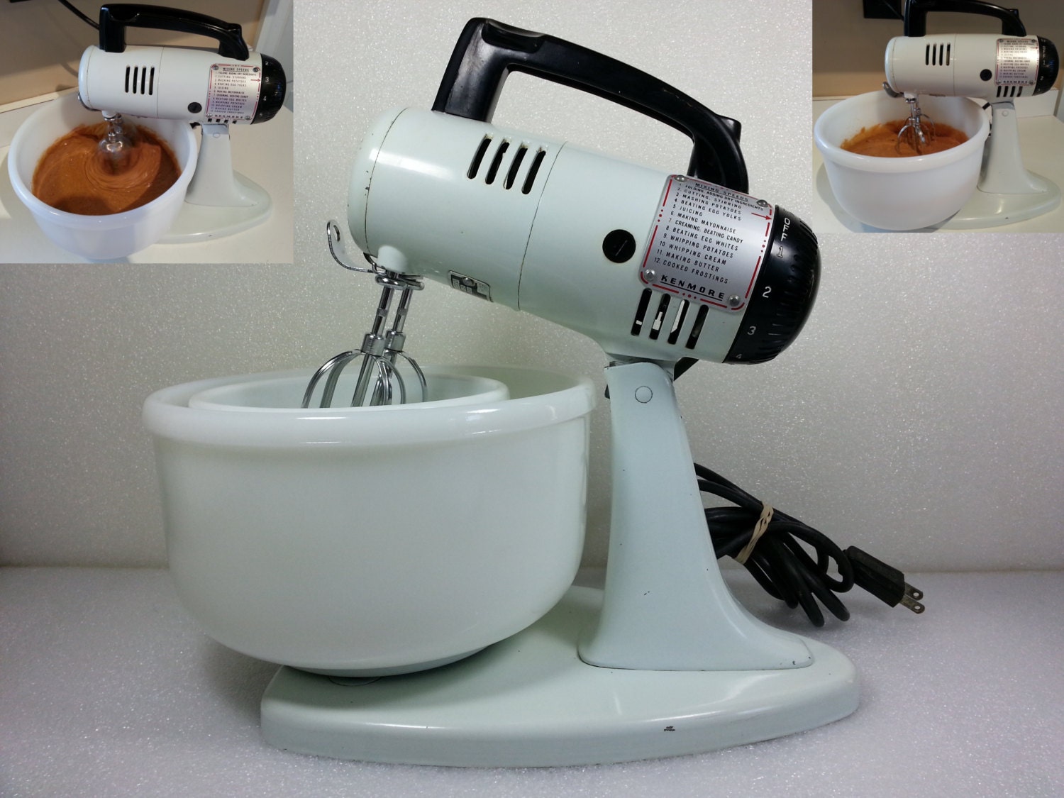 Vintage Kenmore sears roebuck & Co. 12 Speed Countertop - Stand Mixer