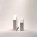 two wooden white houses, wood sculpulture,home decoration, craftsman handmade