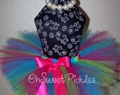 FUN DIP - Includes Tutu Skirt With Satin Bow - Sizes 0, 3, 6, 9, 12, 18, 24 Months, 2t, 3t, 4t, 5t