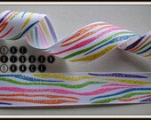 7.8 Easter Bright Glitter Zebra Stripes Grosgrain Printed Ribbon Bunny Chick Egg Il_170x135