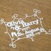 Handcut Original Personalised Wedding Papercut