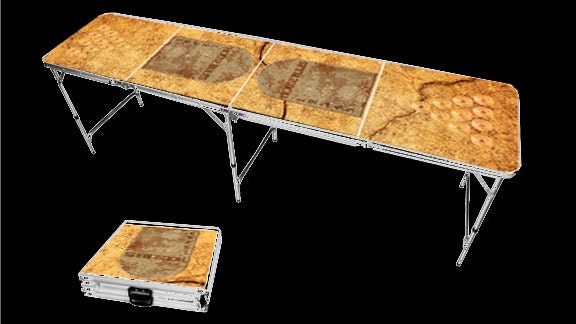 Your Custom House Rules 8 Foot Beer Pong Table Regulation Size