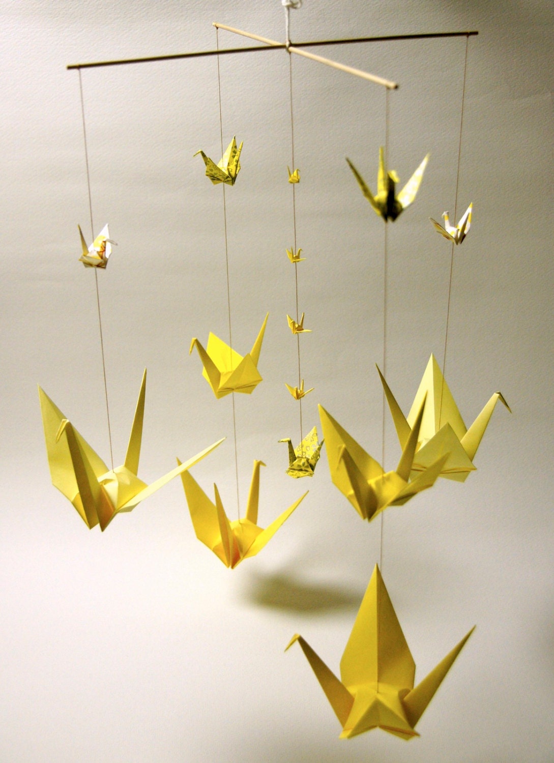 Origami Crane Family Mobile