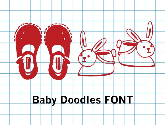 Baby Doodles Picture Font
