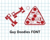 Guy Doodles Picture Font