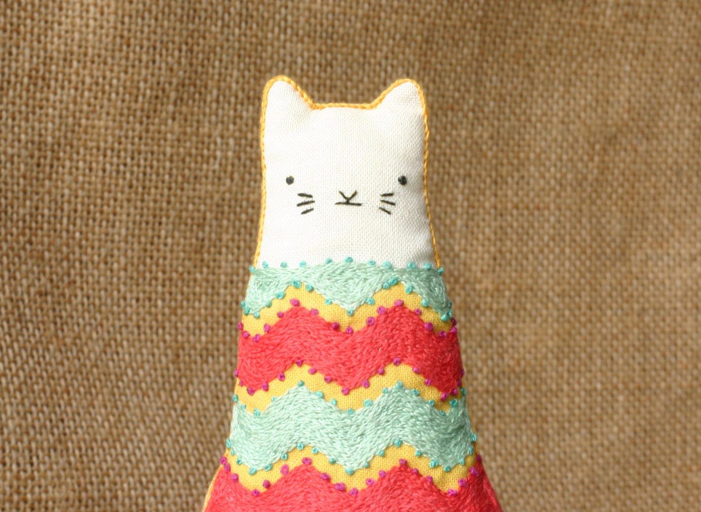 Fiesta Cat - DIY Embroidery Kit