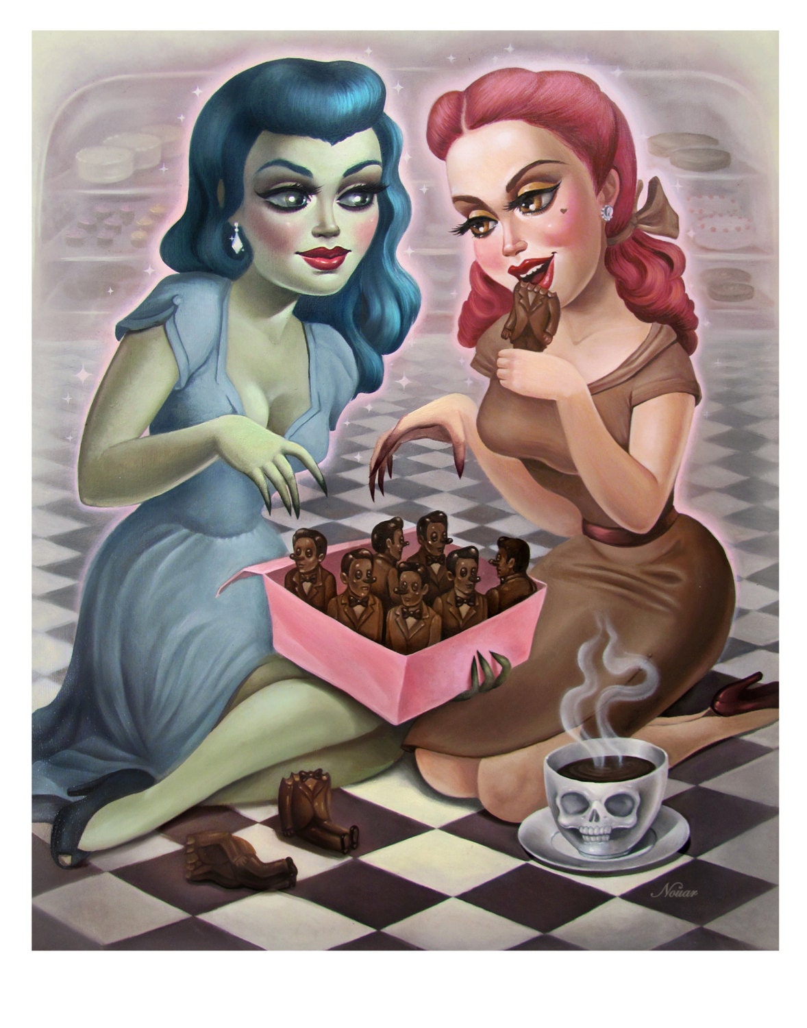 Just Between Us - Art Print by Nouar