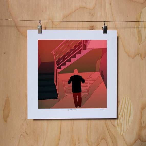 Nothing Left - Digital Illustration Art Print