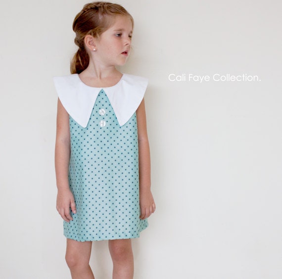 Simply Chic Dress PDF pattern and tutorial - sizes 2t - 10, childrens sewing PATTERN - Instant download