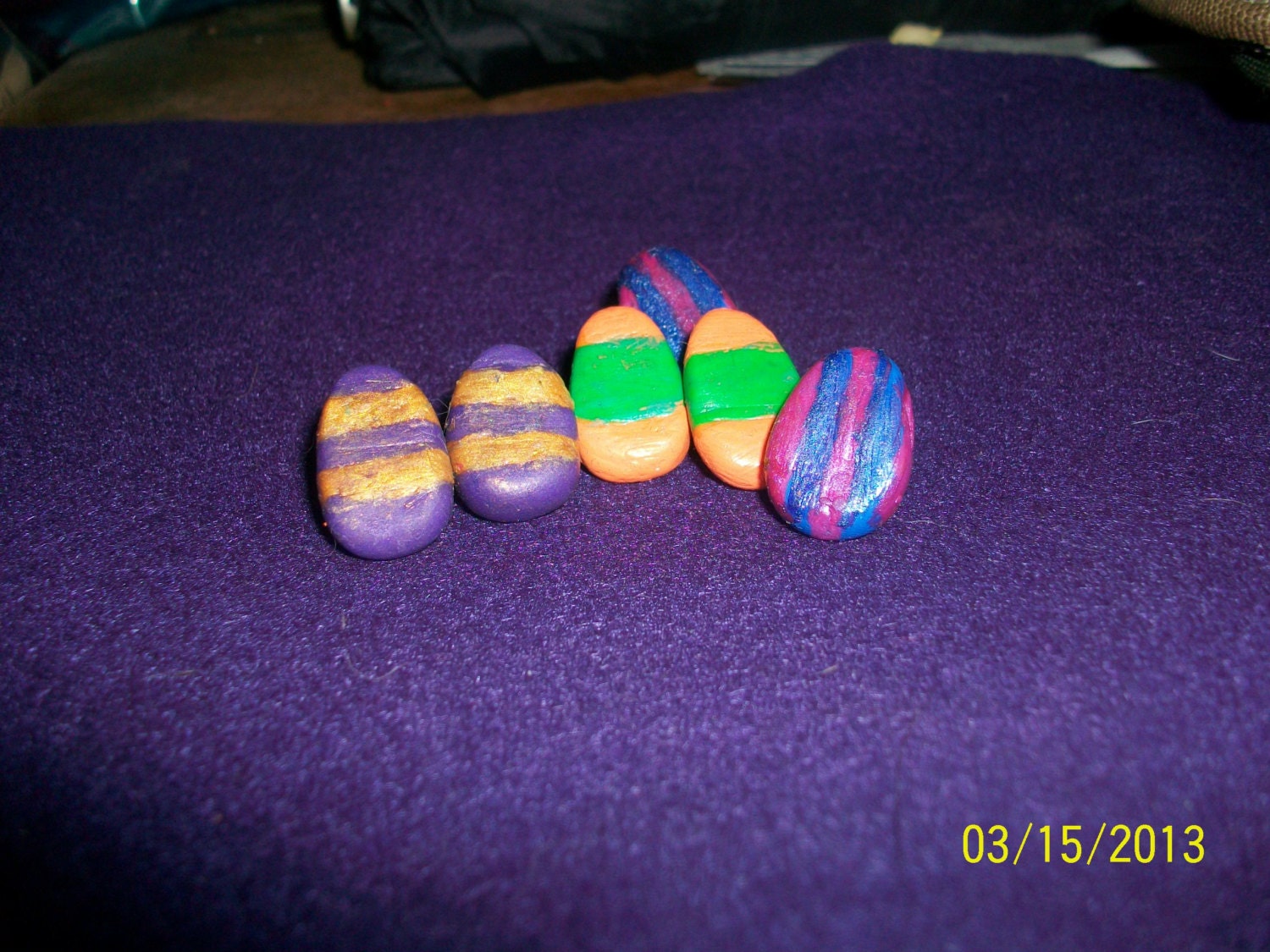 Easter egg earrings