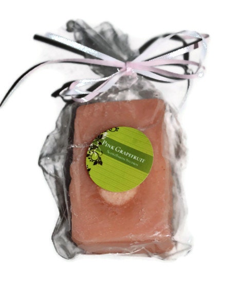 Homemade Shea Soap - Pink Grapefruit Fragrance - 4.5 Oz.