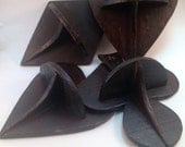 Homemade Primitive Suit of Cards Wall Shelf Set - Spade, Diamond, Heart, Club