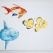 Tropical Fish - Archival Print - Original Gouache and Watercolour Illustration