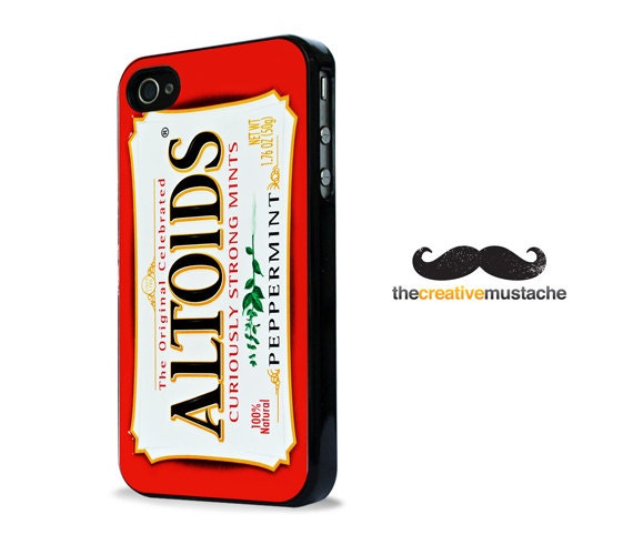 Custom iPhone 4 Case iPhone 5 Case - ALTOIDS MINTS - iPhone 4 cover iPhone 5 cover