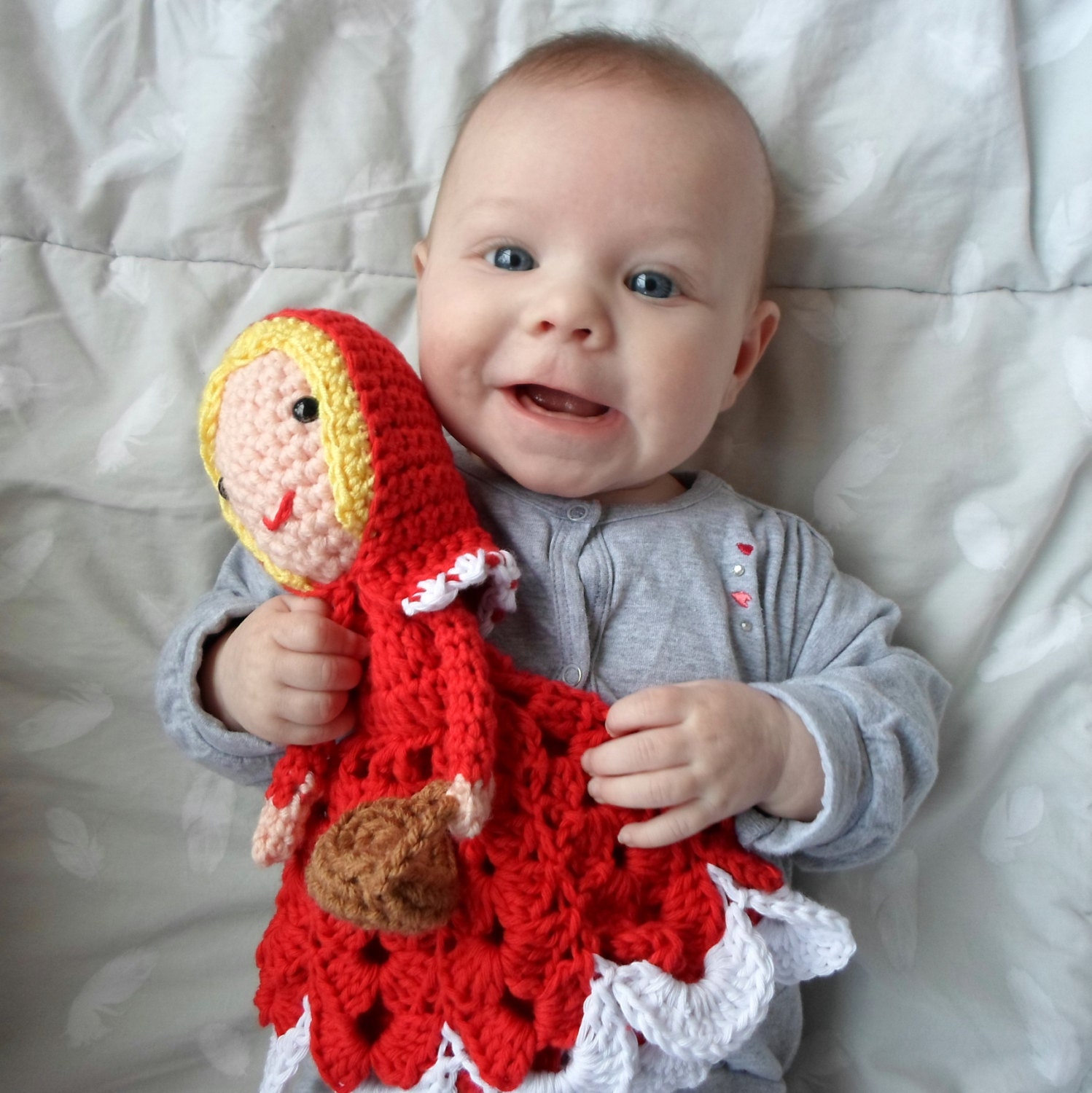 Little Red Riding Hood Lovey crochet amigurumi pdf pattern
