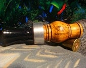 NEW DUCK Call with Echo Timber Double Reed Insert Custom Hardwood Hand Aluminum Band
