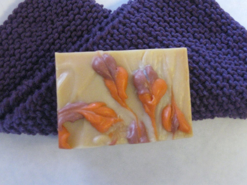 Gramma's Floral Bouquet cold process soap with shea butter