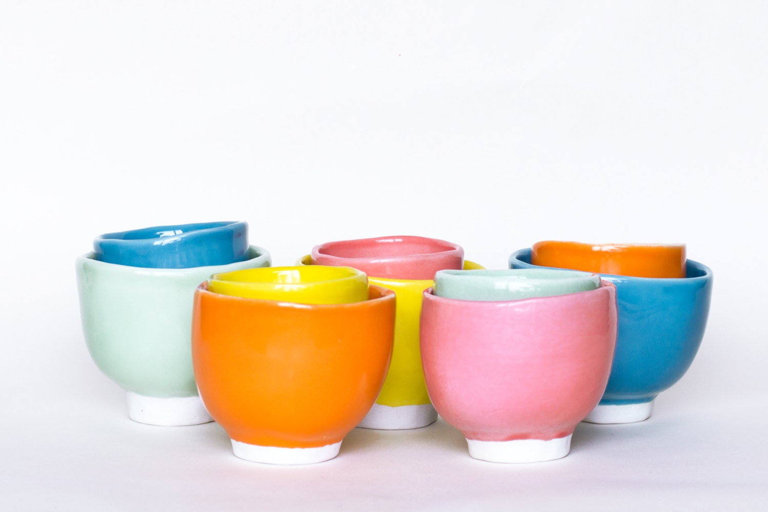 Handmade High Quality Porcelain Bowl - 5 delicious colors - Flintstone tableware