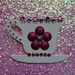 Flower Tea Cup Brooch 