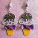 Sparkly Ice Cream Earrings 