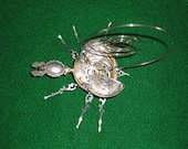 Steampunk Art Metal Beetle Sculpture