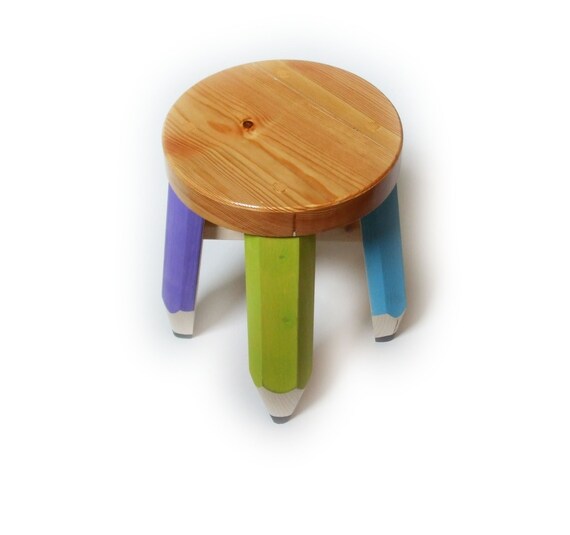 Child's Stool Pencil Theme by GIFTPOINTstudio on Etsy