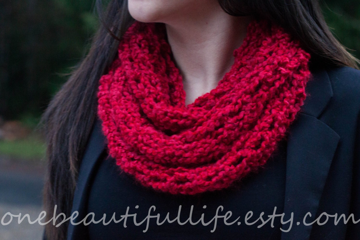Soho Infinity Scarf - Red - Valentines Day