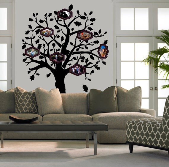 Family Tree Oak Wall Decals Wall Vinyl Decal by BestDecals