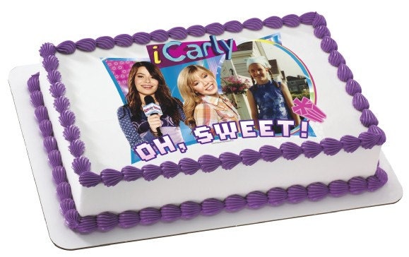 iCARLY-OH SWEET Edible Image Cake Topper Il_570xn