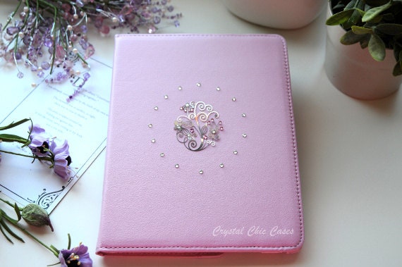Crystal iPad Case iPad 2 3 4 Red Bling Swarovski Crystal   Elements Handmade Bling iPad Case iPad 2 iPad 3 iPad 4 Pink iPad Case