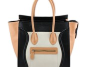 Handmade tote bag leather bag  Pure cowhide messeners bag   large retro bag   travel bag women bag Hand bag shoulder bag