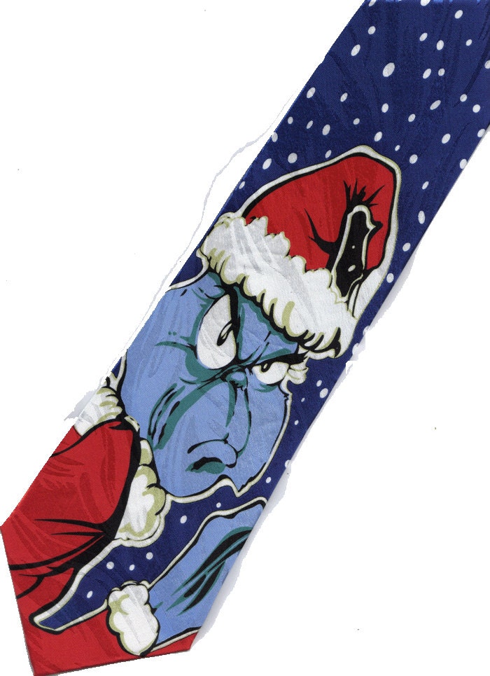 Dr. Seues Santa Christmas Xmas Cartoon Novelty Fancy Neck Tie Necktie