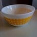 Mid Century 1960s Pyrex Yellow Dots New Dots Bowl