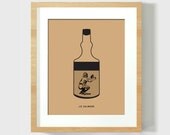 Catcher in the Rye - Art Print - Playful Poster for Book Lovers - 8 x 10 Wall Decor