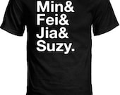 Miss A Min and Fei and Jia and Suzy Group K-pop T-shirt