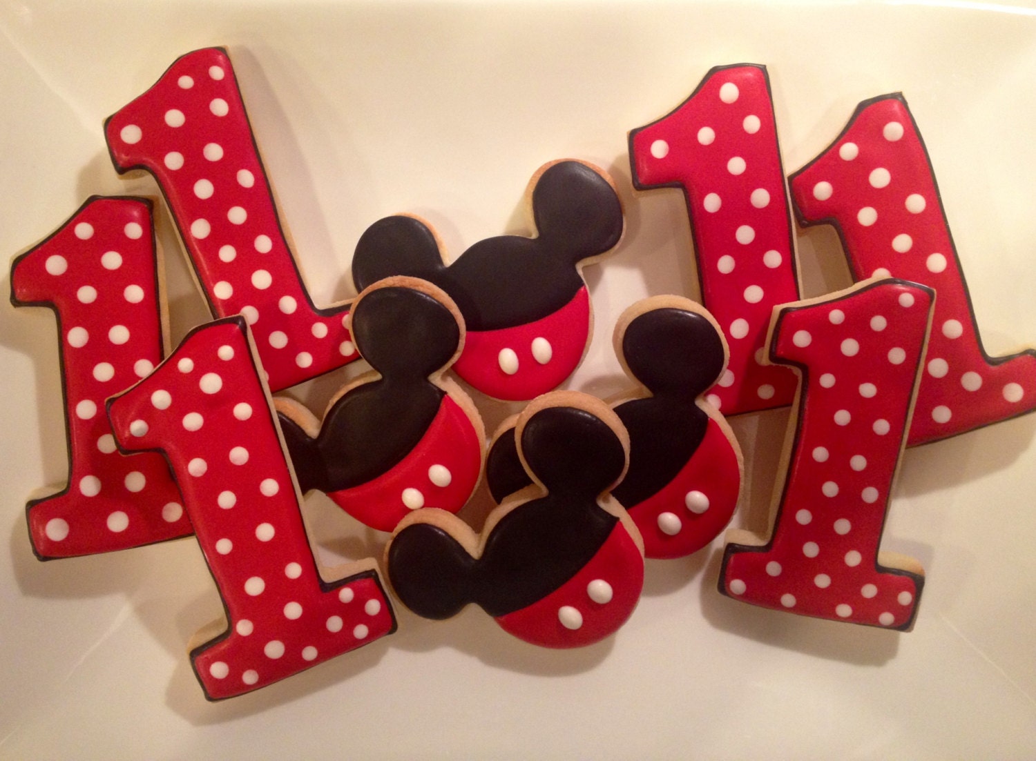 Mickey Mouse Sugar Cookies (1 dozen)